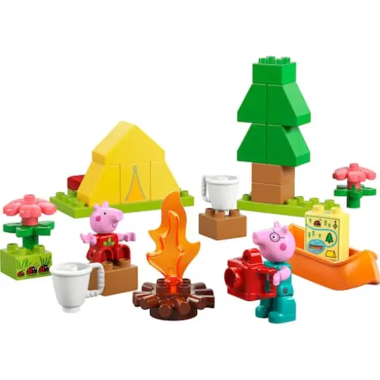 LEGO&reg; DUPLO&reg; Peppa Pig Camping Trip Building Playset with Canoe Toy 10452 {3}