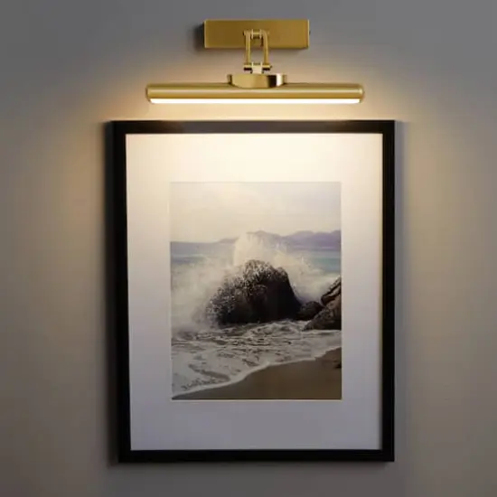 Rechargeable LED Wall-Mounted Gallery Light by Studio Décor® Gold {5}