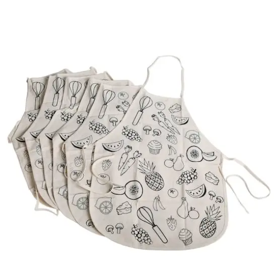 S&S&reg; Worldwide Velvet Art Child's Apron, 6ct. {1}