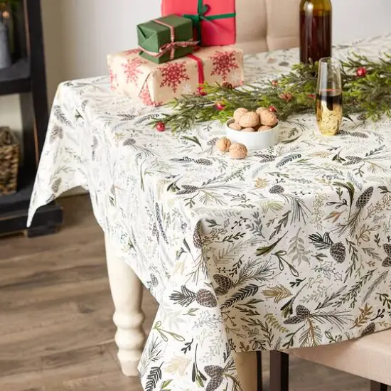 Sparkle Sprigs Printed Tablecloth, 60" x 84" {6}