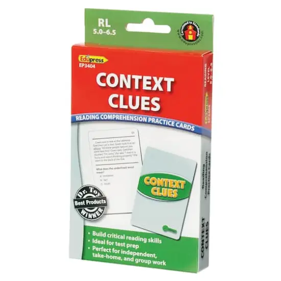 Edupress&reg; Context Clues Practice Cards, Levels 5.0-6.5 {1}