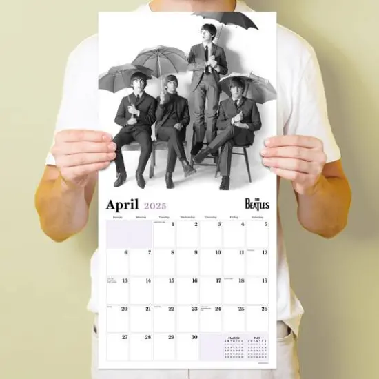 TF Publishing 2025 The Beatles: British Invasion Wall Calendar {6}
