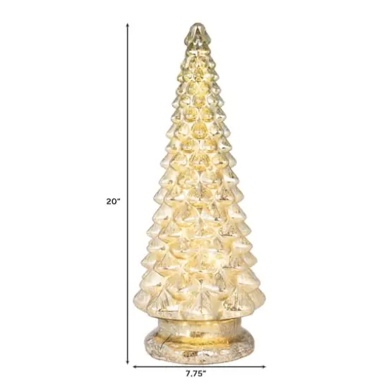 Mr. Christmas 20" Mercury Glass Tree with Twinkling Lights  {4}