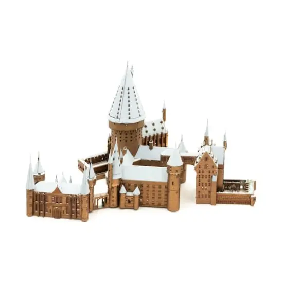 Metal Earth&reg; ICONX Harry Potter&trade; Hogwarts in Snow 3D Metal Model Kit {4}