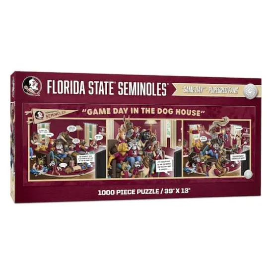 College Game Day in the Dog House 1,000 Piece Puzzle Florida State Seminoles {1}