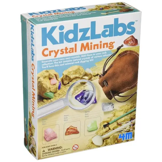 Toysmith® 4M Kidzlabs DIY Geology Science Dig Crystal Mining Kit {3}