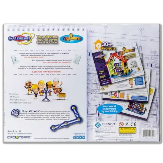 Elenco Snap Circuits My Home Electronics Building Kit {6}