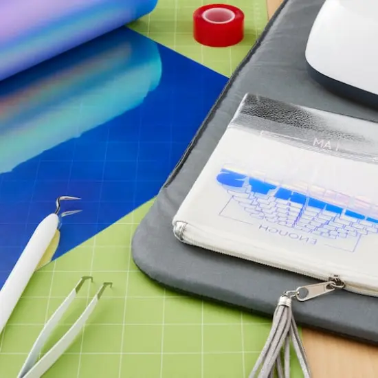 Cricut&reg; Smart Iron-On&trade; Holographic 9ft. Value Roll Blue {3}