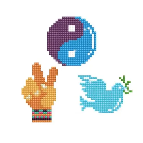 Diamond Dotz&reg; Dotzies&reg; Peace Stickers Kit {1}