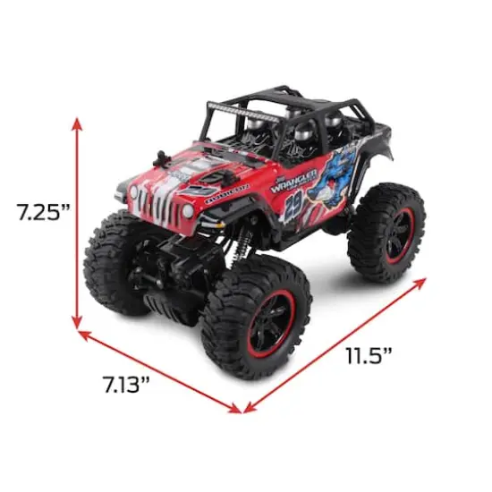NKOK Mean Machines Rock Crawler RC Jeep Wrangler Unlimited {5}
