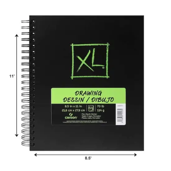Canson&reg; XL&reg; Drawing Book, 8.5" x 11" {3}