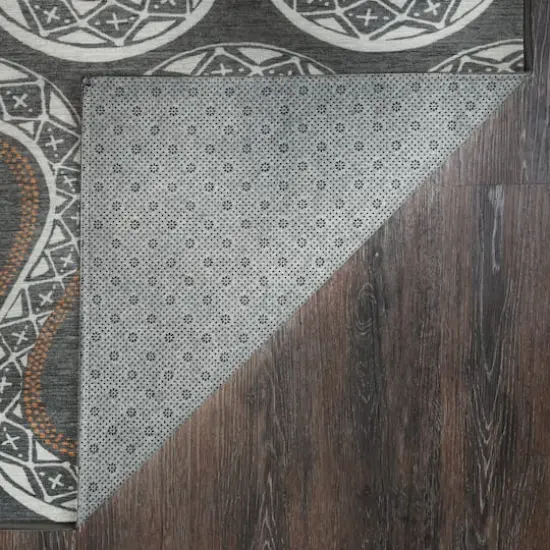 My Magic Carpet Serpentine Washable Rug Slate Grey {5}