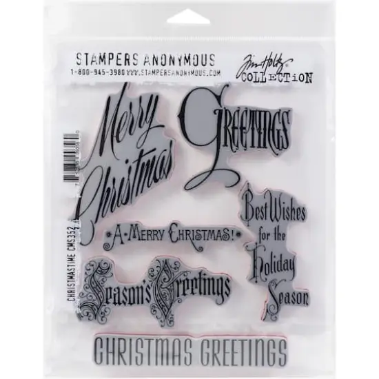 Stampers Anonymous Tim Holtz&reg; Christmastime Stamps {1}