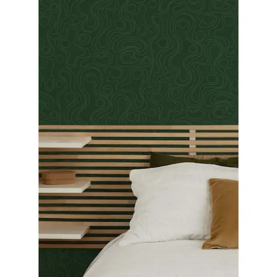 RoomMates Emily Rayna Lineation Peel & Stick Wallpaper Green {5}
