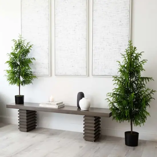 4ft. Unlit Norfolk Pine Artificial Potted Christmas Tree {10}