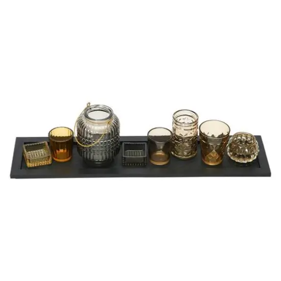 Household Essentials 26" 3-Drawer Dresser Mid Century Walnut {10}