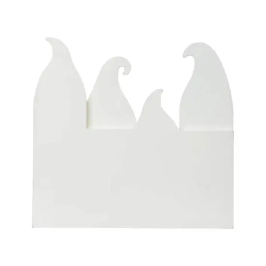 Glitzhome&reg; 12" Ghost Halloween Wooden Table Decor {6}