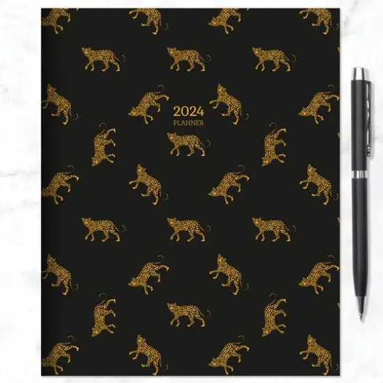 TF Publishing Medium 2024 Lazy Leopard Monthly Planner {5}