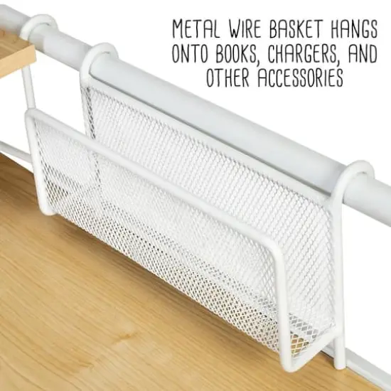 Honey Can Do White Home Office Computer Desk {7}