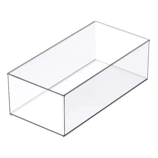 12" x 6" Clear Stacking Storage Bin by Simply Tidy&trade; {1}