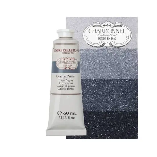 Charbonnel Etching Ink, 60mL Payne's Gray {6}