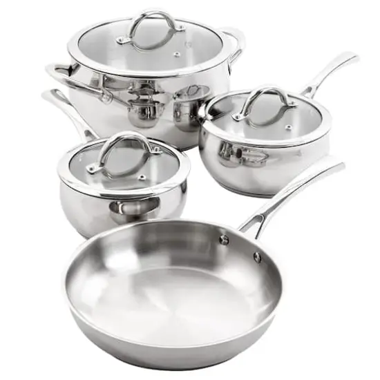 Oster Derrick 7 Piece Stainless Steel Cookware Set {4}
