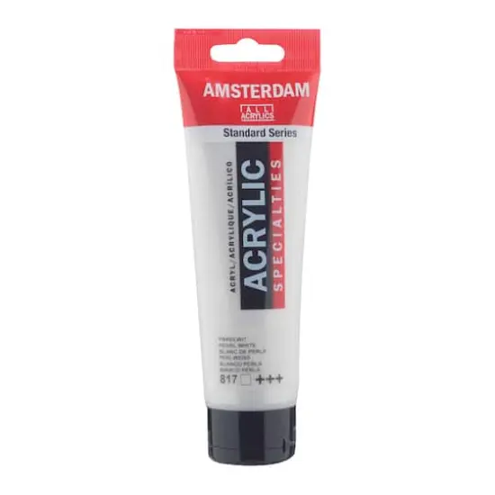 Amsterdam 120mL Standard Acrylic Paint 817 Pearl White {1}