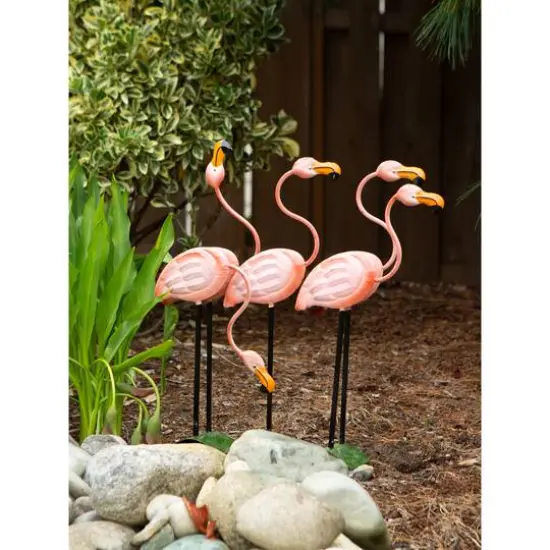 23.5" Flock of Flamingos Decoration {5}