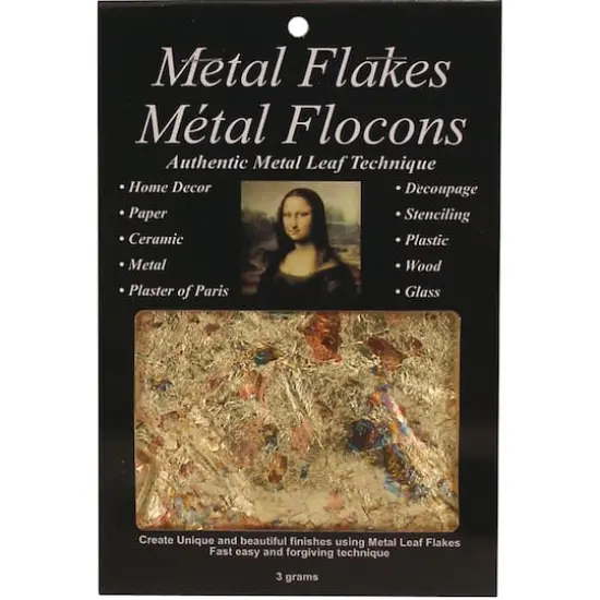 Mona Lisa&trade; Variegated Metal Leaf Flakes {1}