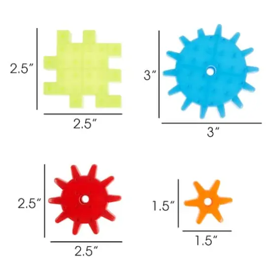 Toy Time Interlocking Gear Building Set {3}