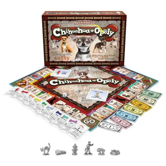 Late For The Sky Chihuahua-Opoly&trade; Board Game {6}