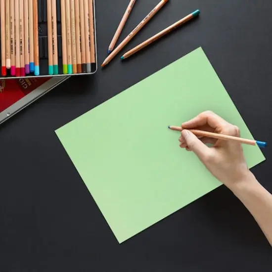 JAM Paper Matte 8.5'' x 11'' 28lb. Paper, 50 Sheets Mint Green {4}