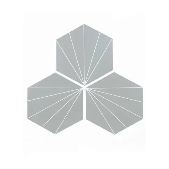 FloorPops Vers Peel & Stick Hexagon Floor Tiles {11}