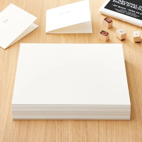 White Dove 8.5" x 11" Cardstock Paper by Recollections&trade;, 100 Sheets {3}