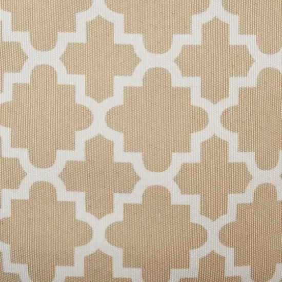 DII&reg; Large Rectangle Lattice Polyester Bin Vintage Linen {7}