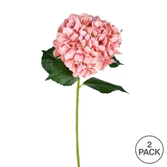 Pink Hydrangea Stem, 2ct. {4}
