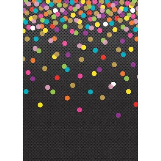 Teacher Created Resources Better Than Paper&reg; Colorful Confetti on Black Bulletin Board Roll, 4ct. {1}