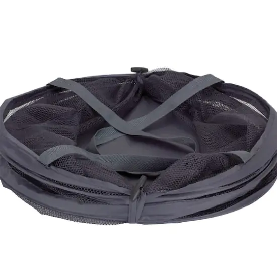 Household Essentials 25" Pop-Up Mesh Laundry Hamper Gray {6}