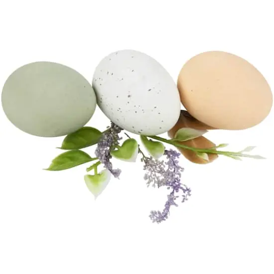 6" Mixed Easter Eggs with Carton Tabletop Decoration {5}