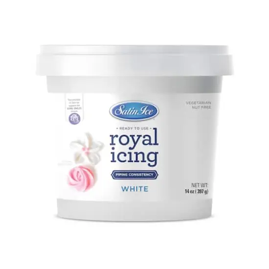 Satin Ice&reg; White Royal Icing, 14oz. {1}