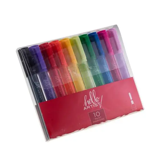 Hello, Artist!&trade; 10-Color Paint Markers Set {8}