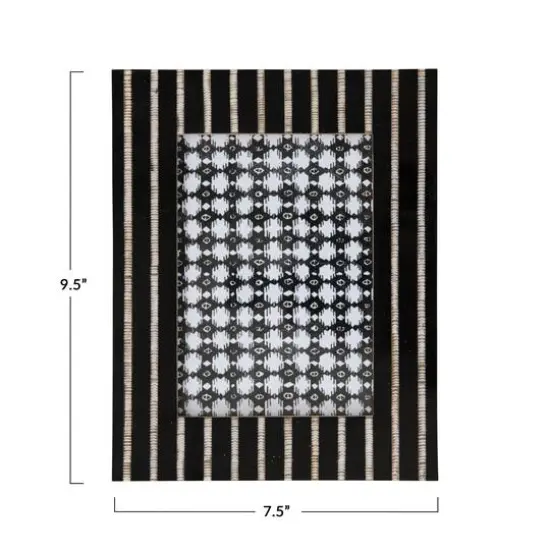 Hello Honey&reg; Black Stripe Horn 8" x 10" Photo Frame {1}