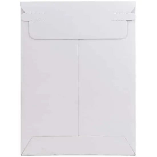 JAM Paper 6" x 8" White Flat Photo Mailer Peel & Seal Closure Envelopes, 6ct. {4}