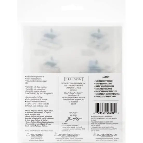 Sizzix® Thinlits® Scribbly Butterfly Die Set by Tim Holtz® {4}
