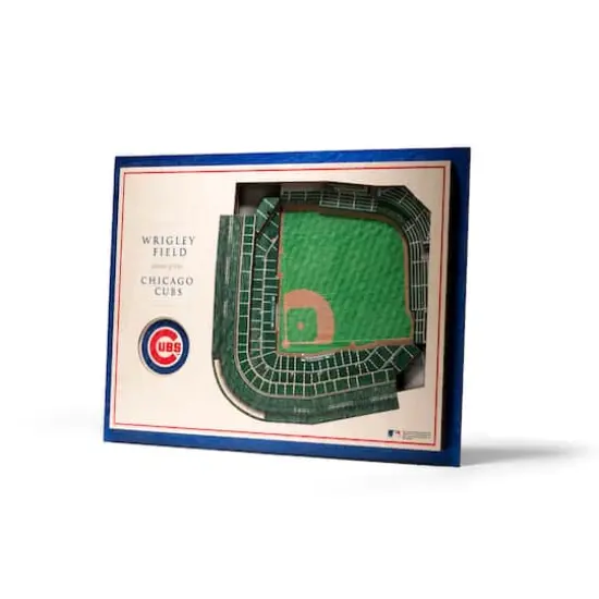MLB Team 5-Layer StadiumView Wall Art Chicago Cubs {1}