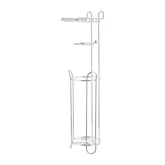 Bath Bliss Royal Toilet Paper Holder and Dispenser in Chrome {1}
