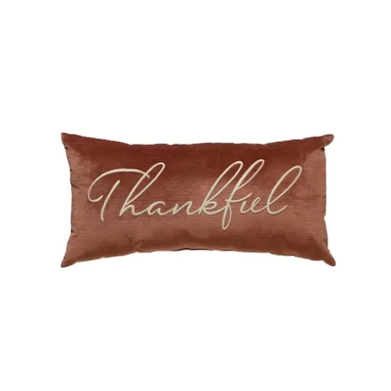 Brown Thankful Lumbar Pillow by Ashland&reg; {1}
