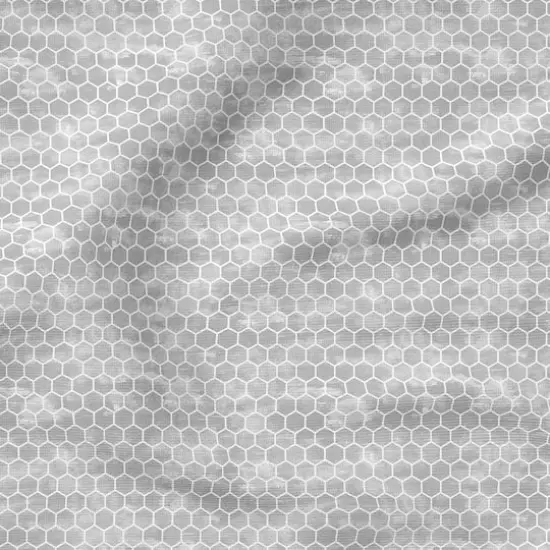 Fabric Editions Gray Honeycomb Cotton Fabric {5}