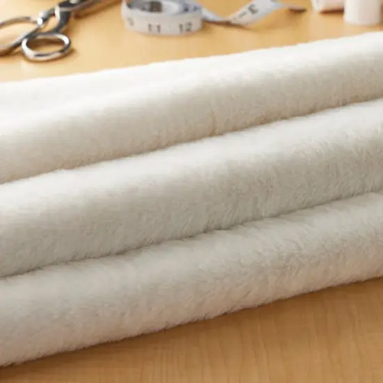 Feldman White Faux Fur Craft Fabric {3}