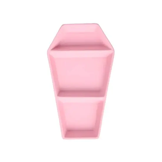 12" Pink Coffin 3-Section Ceramic Platter by Ashland&reg; {1}
